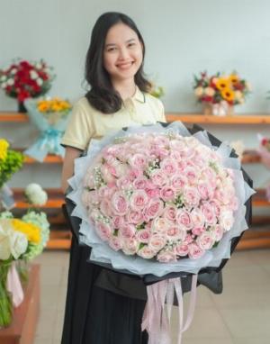 Bó hoa tươi 2418